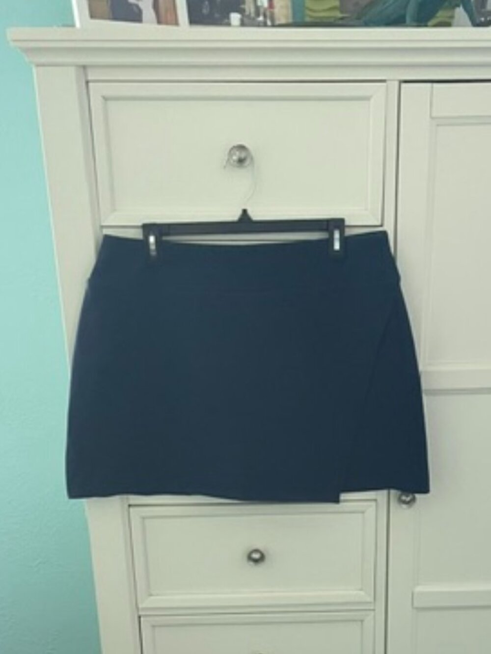 Petite XL Navy Blue Intro Love the Fit Tummy Control Skort